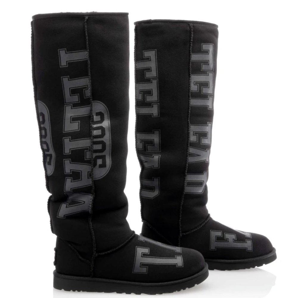 UGG x TELFAR Fleece Tall - Black Knee High